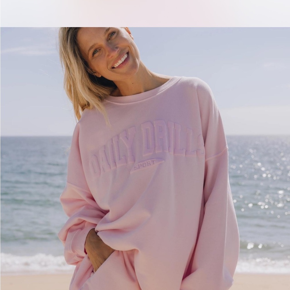 Daily Drills Light Pink Pullover
